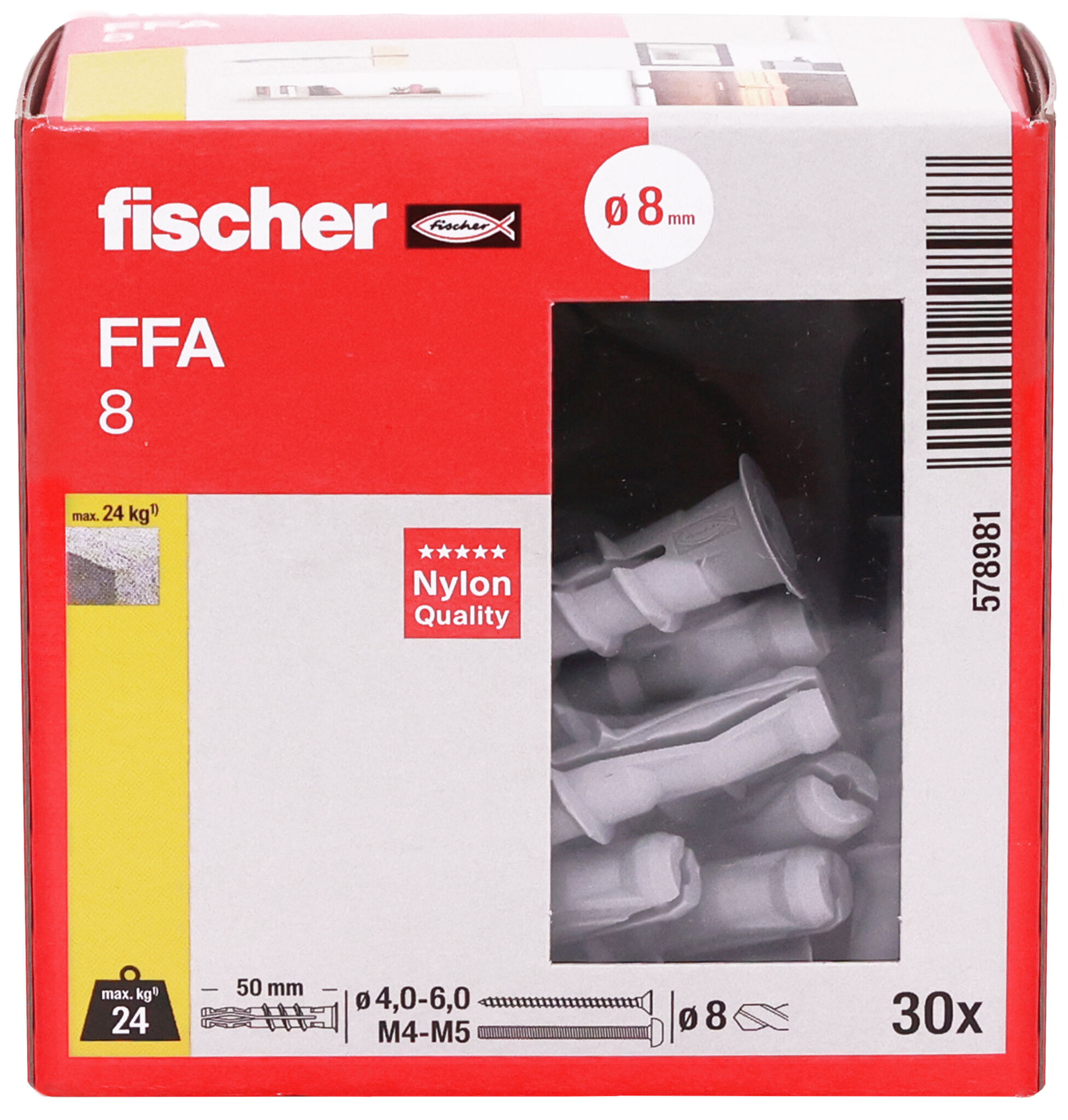 fischer aerated concrete plug FFA 8